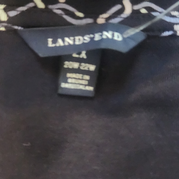 Work Casual Lands End V-Neck Dress - Picture 4 of 4